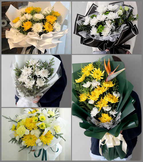 广东梅州市五华县郭田镇郭田社区白事花束代送